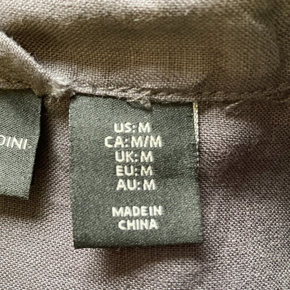 Charcoal Grey Sleeveless Linen Dress - EUC - Picture 6 of 7